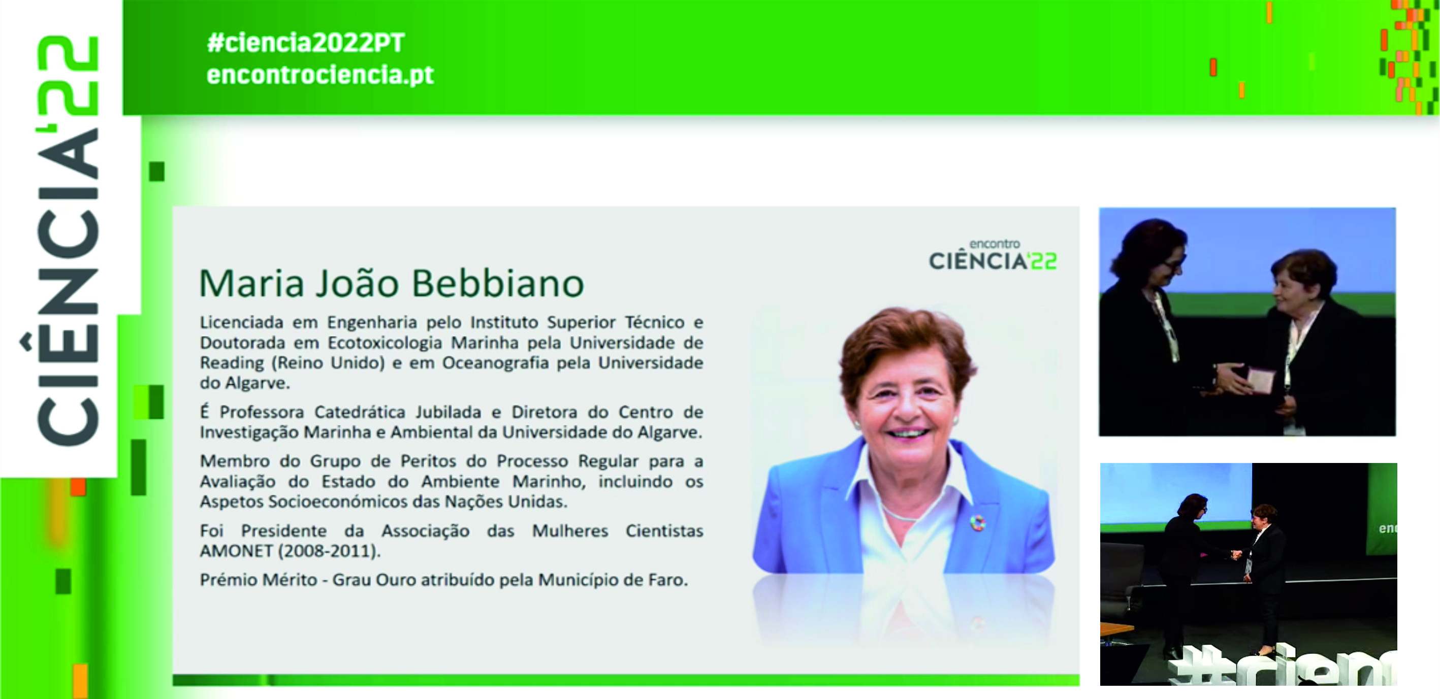 Medalha de Mérito Científico entregue a Maria João Bebianno